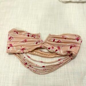 Acacia Orchid Strapless Swimsuit Top